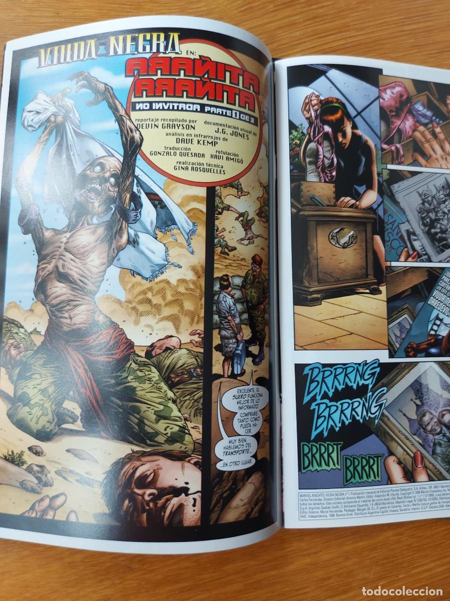 C&oacute;mics: LOTE CON 2 EJEMPLARES (DE 3) DE VIUDA NEGRA VOL. 1. GRAPA. FORUM. MARVEL. 2000. - Foto 5