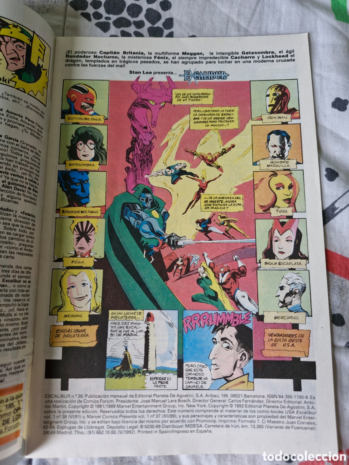 C&oacute;mics: EXCALIBUR 38 - VOL 1 - MARVEL COMICS - FORUM - Foto 3