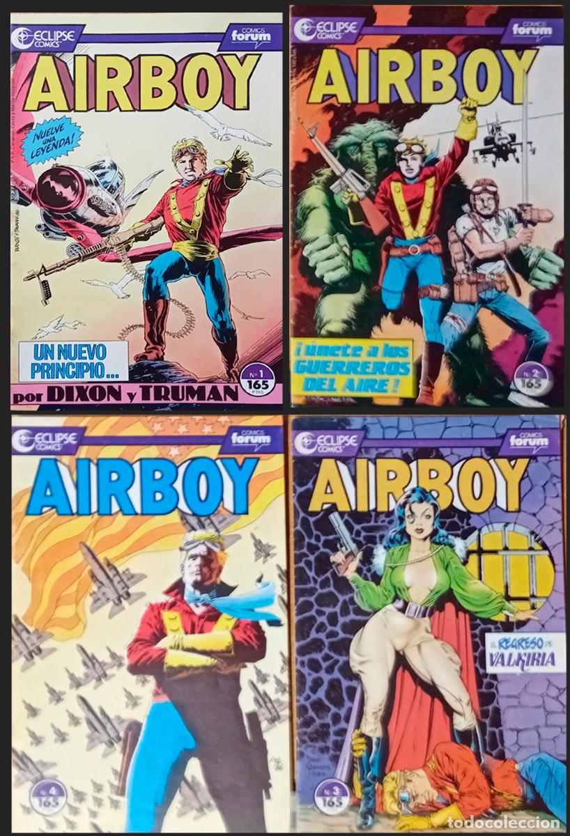 C&oacute;mics: COMIC AIRBOY DEL N&ordm; 1 AL N&ordm; 4 FORUM 4 ejemplares - Foto 1