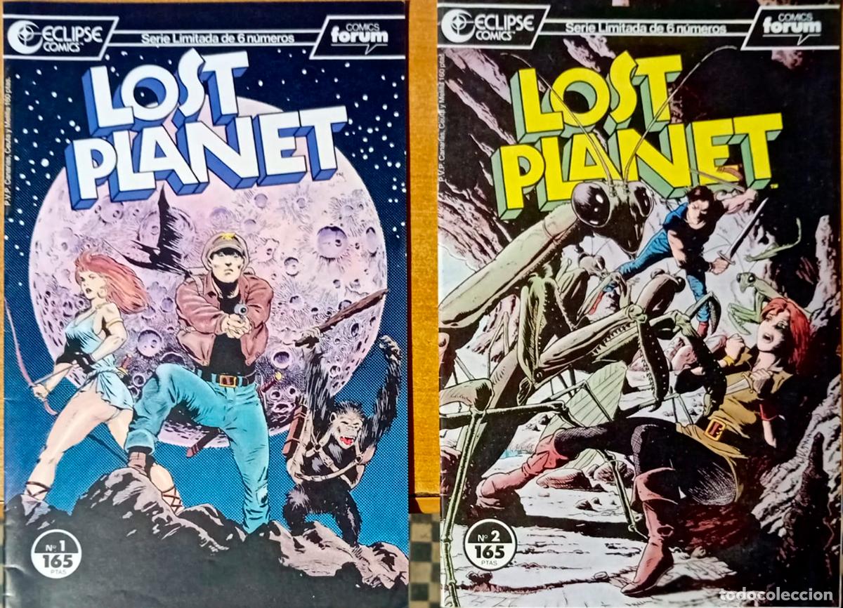 C&oacute;mics: comic Lost Planet n&ordm; 1 y 2 Comic &ndash; 1 Enero 1988 eclipse comics muy nuevos - Foto 1