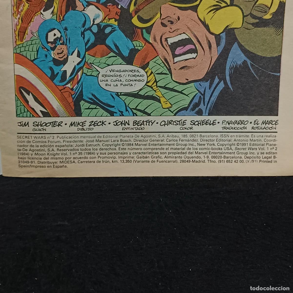 C&oacute;mics: SECRET WARS - N&ordm; 2 - MARVEL COMICS - FORUM / CAA - 29.192 - Foto 4