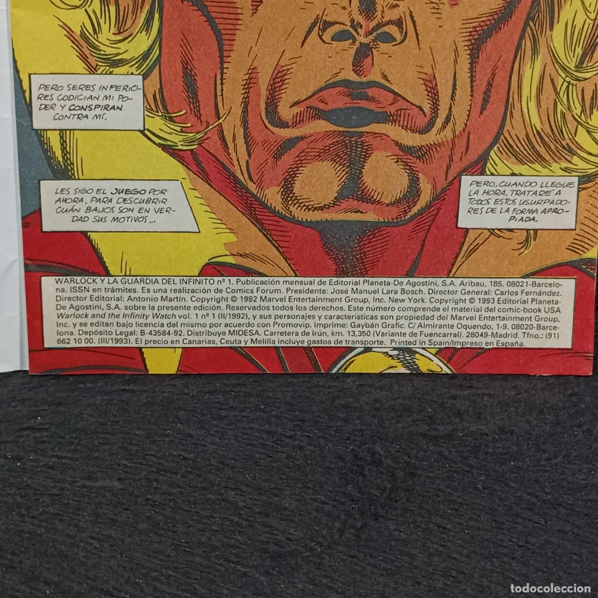 C&oacute;mics: WARLOCK Y LA GUARDIA DEL INFINITO - N&ordm; 1 - COMICS FORUM - MARVEL COMICS / CAA - 29.201 - Foto 4