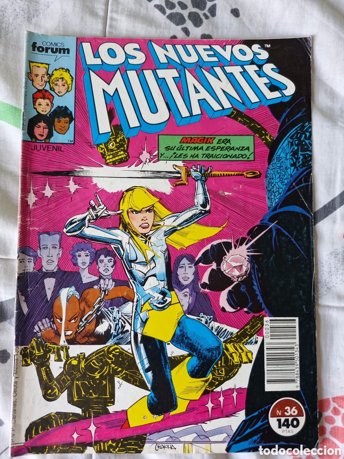 C&oacute;mics: LOS NUEVOS MUTANTES - N&Uacute;MERO 36 - VOL 1 - MARVEL COMICS - FORUM - Foto 1