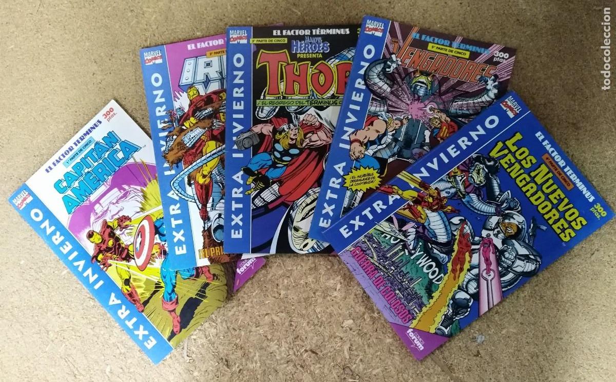 C&oacute;mics: El Factor Terminus.Completa 5 comics.Todos Extra de Invierno.Marvel.Forum - Foto 1
