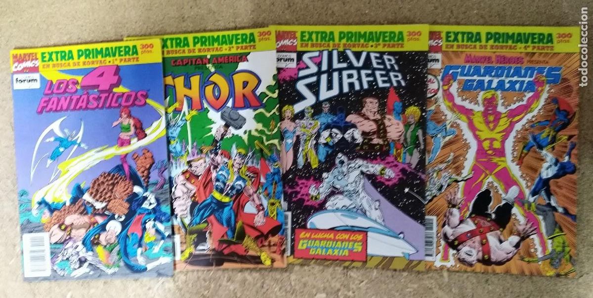 C&oacute;mics: En busca de Korvac.Completa 4 comics.Todos Extra de Primavera.Marvel.Forum - Foto 1