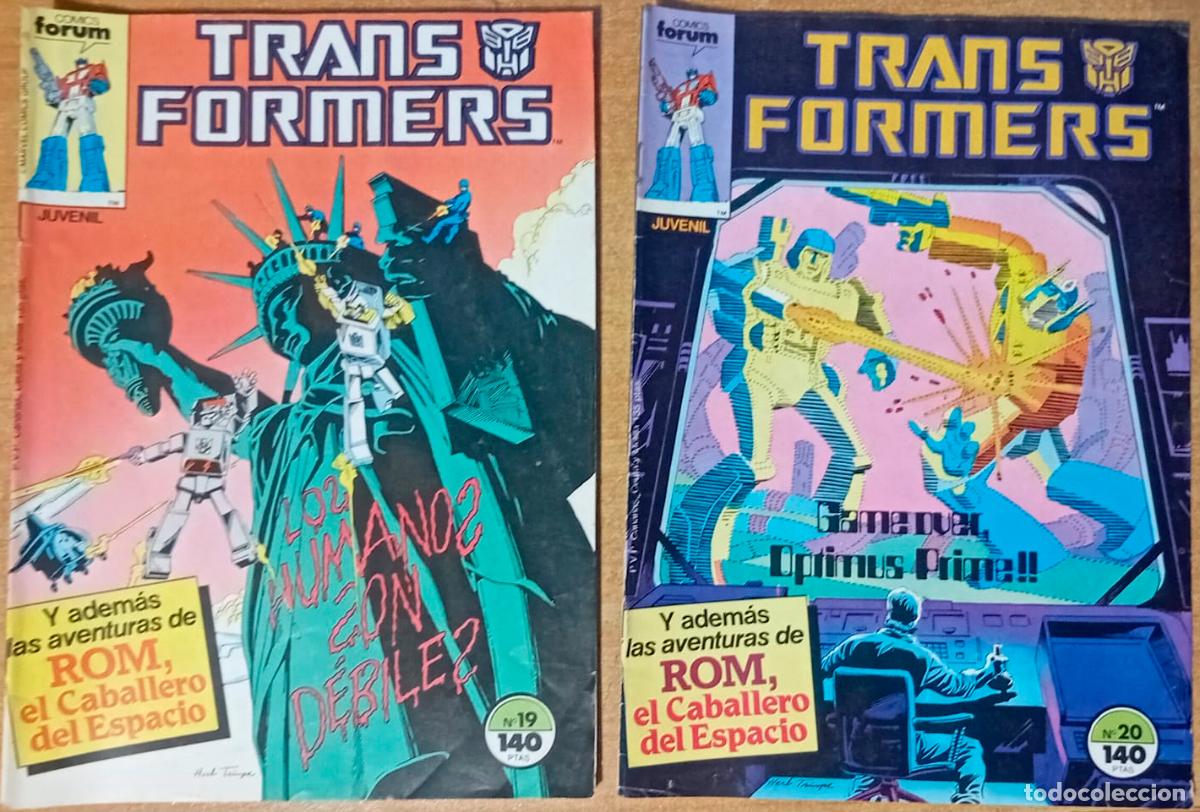 C&oacute;mics: Comic TRANS FORMERS N&ordm; 19 y 20 MUY BUEN ESTADO - Foto 1