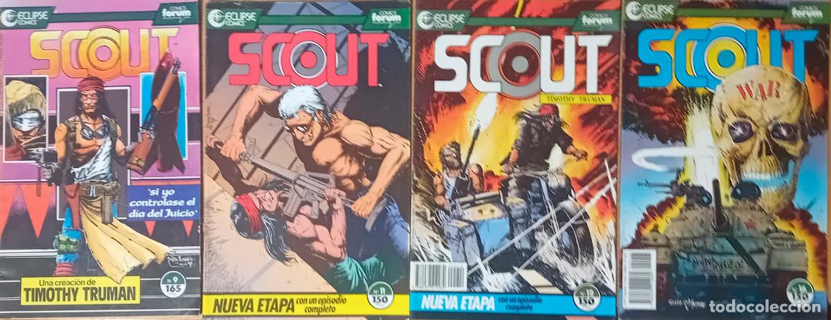 C&oacute;mics: COMIc scout n&ordm; 9 - 11 -12 - 14 bien conservado ed. ZINCO - Foto 1