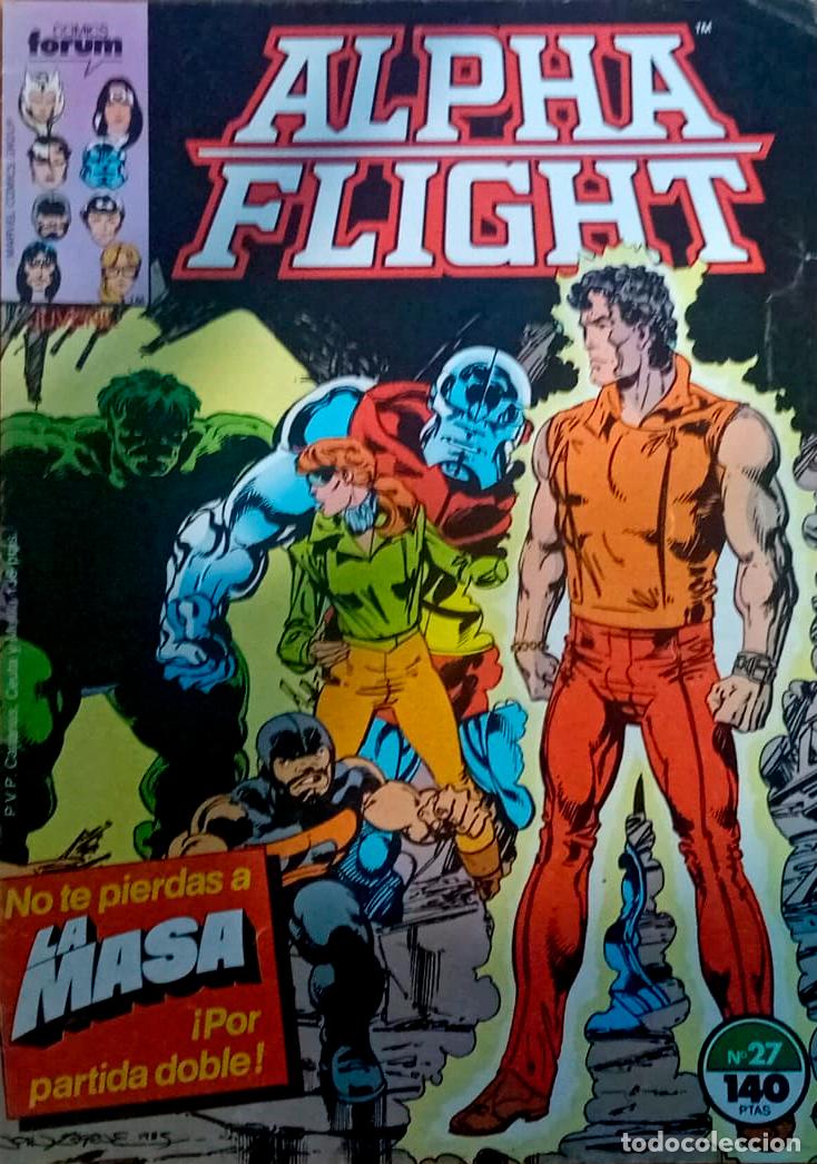 C&oacute;mics: comic ALPHA FLIGHT / LA MASA N&ordm; 27 buen estado - Foto 1