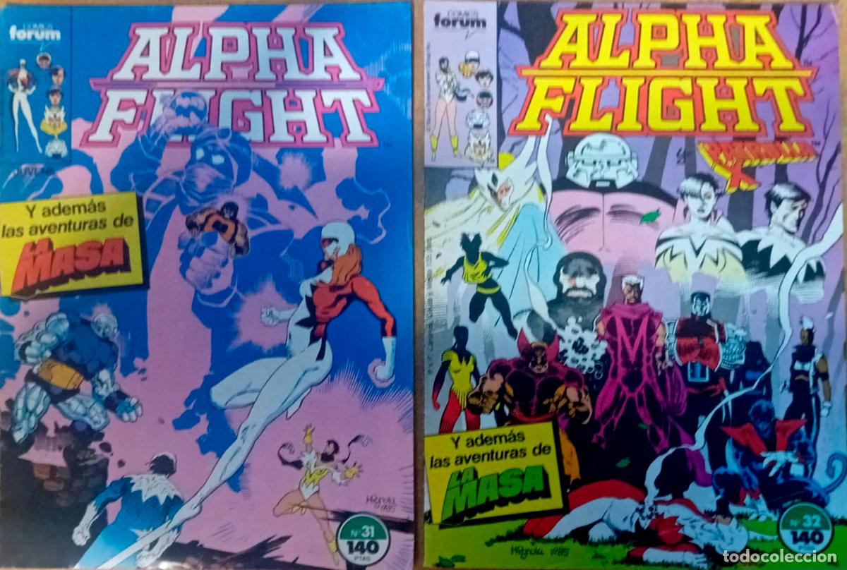 C&oacute;mics: comic ALPHA FLIGHT / LA MASA N&ordm; 31 y 32 buen estado - Foto 1