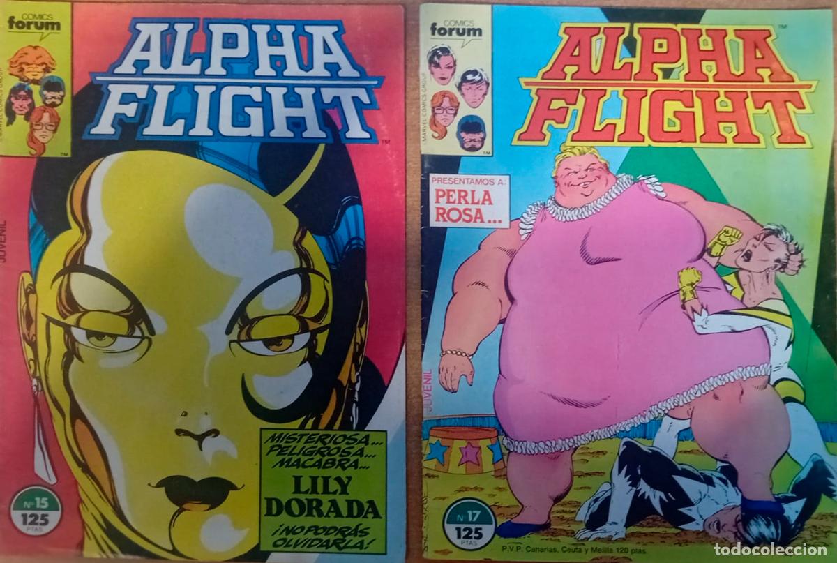 C&oacute;mics: comic ALPHA FLIGHT / LA MASA N&ordm; 15 y 17 buen estado - Foto 1