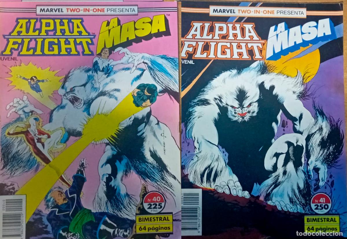 C&oacute;mics: comic ALPHA FLIGHT / LA MASA N&ordm; 40 y 41 buen estado - Foto 1
