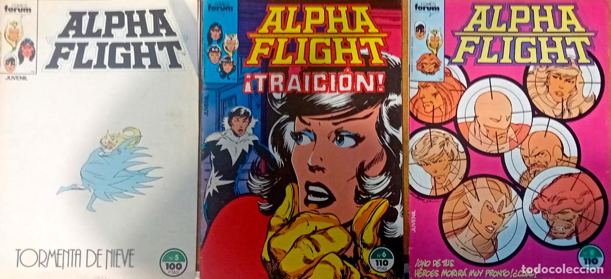 C&oacute;mics: comic ALPHA FLIGHT / LA MASA N&ordm; 5 - 6 y 8 buen estado - Foto 1