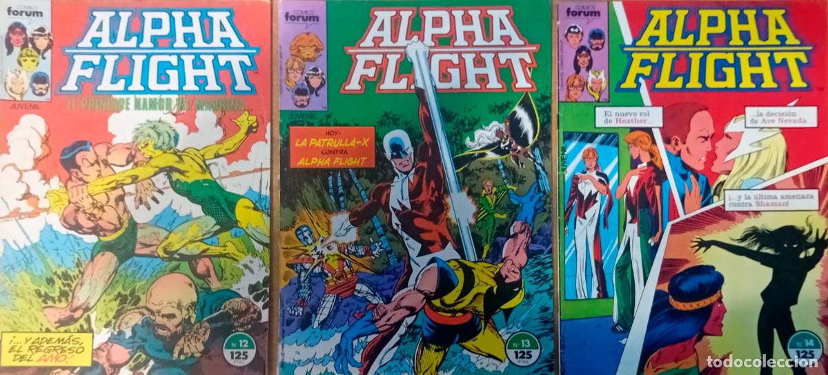 C&oacute;mics: comic ALPHA FLIGHT N&ordm; 12 - 13 y 14 buen estado - Foto 1