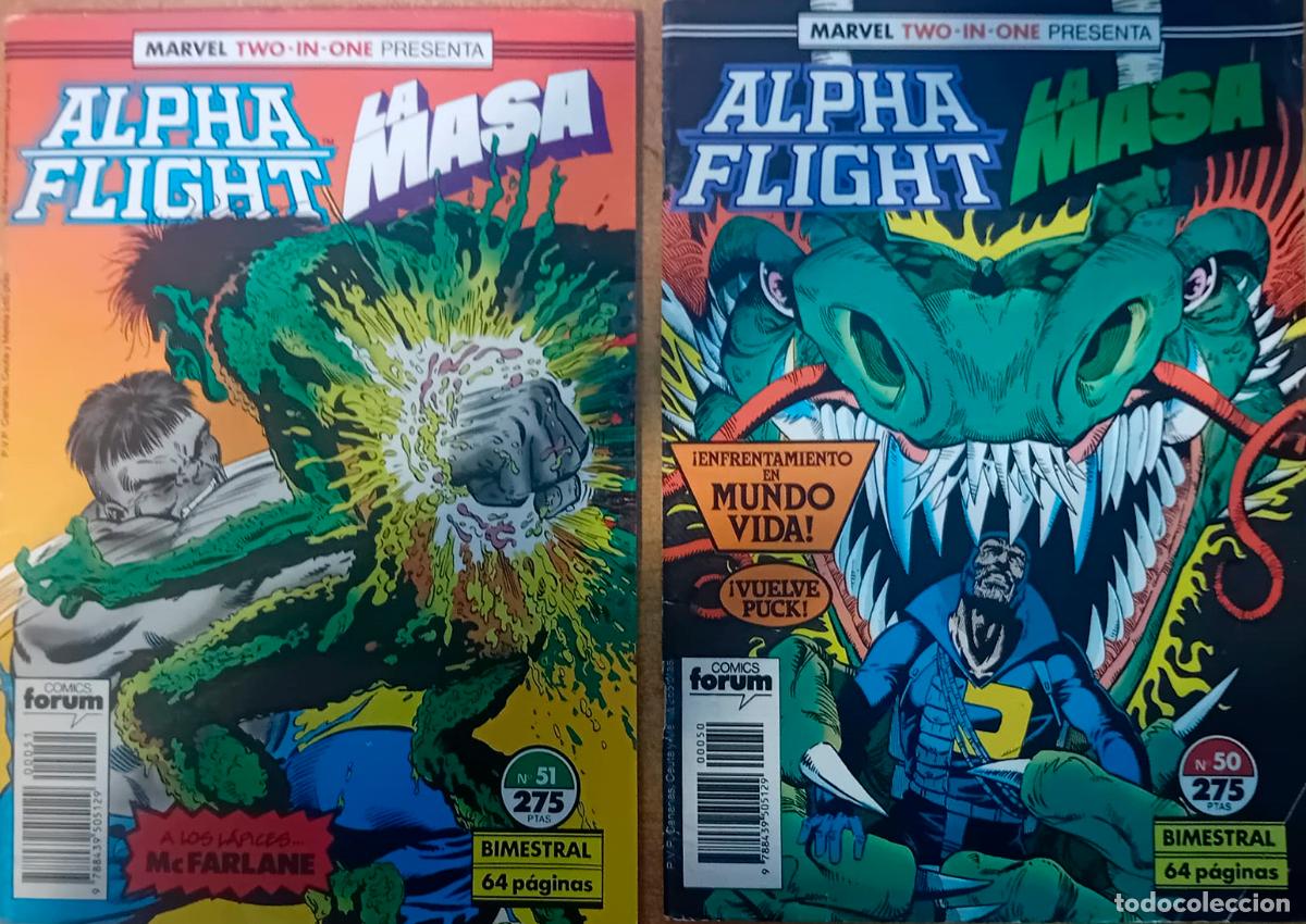 C&oacute;mics: comic ALPHA FLIGHT BIMESTRAL N&ordm; 50 - 51 buen estado - Foto 1