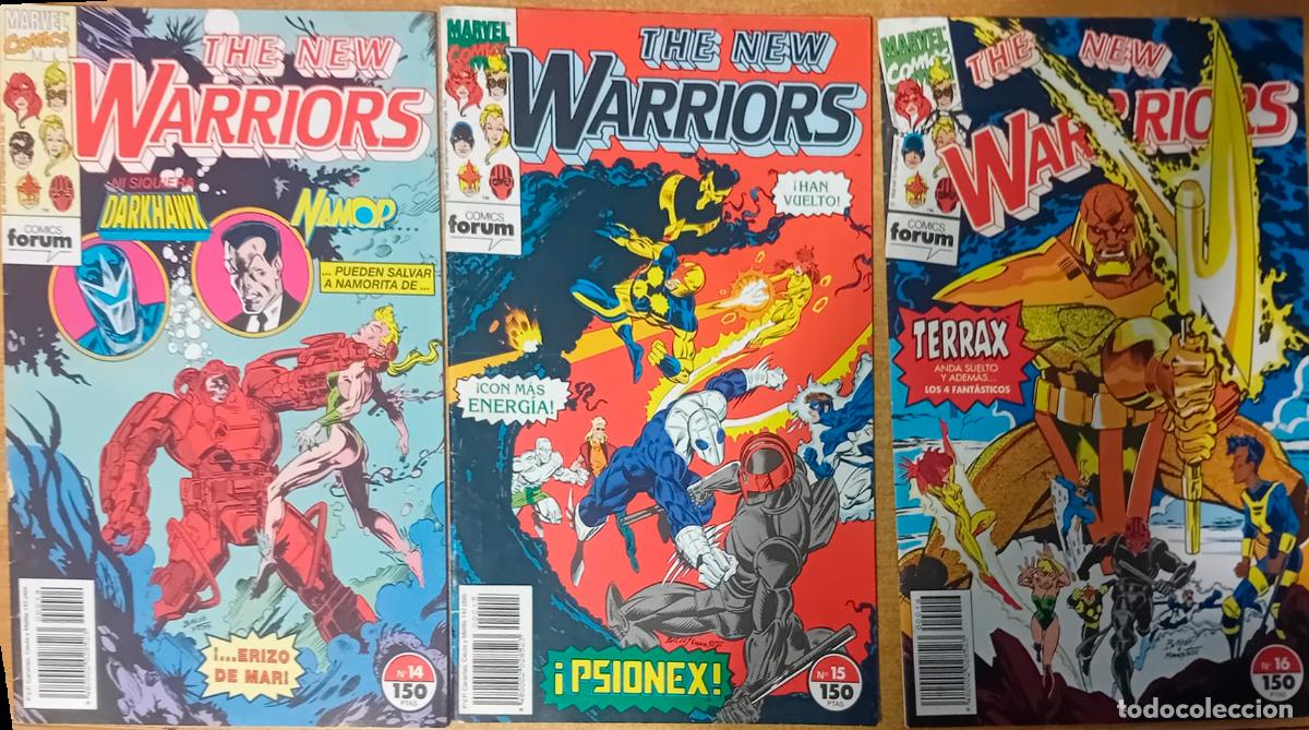 C&oacute;mics: COMIC WARRIORS - N&ordm; 14 - 15 - 16 MARVEL & FORUM COMICS - bien conservado - Foto 1