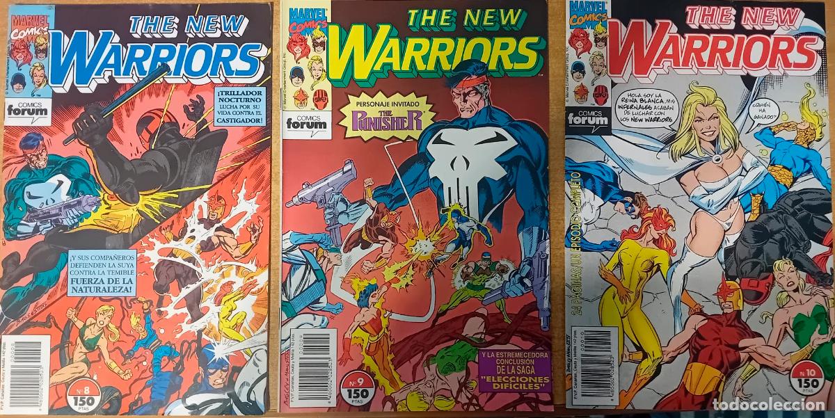 C&oacute;mics: COMIC The new WARRIORS - N&ordm; 8 - 9 - 10 MARVEL & FORUM COMICS - bien conservado - Foto 1
