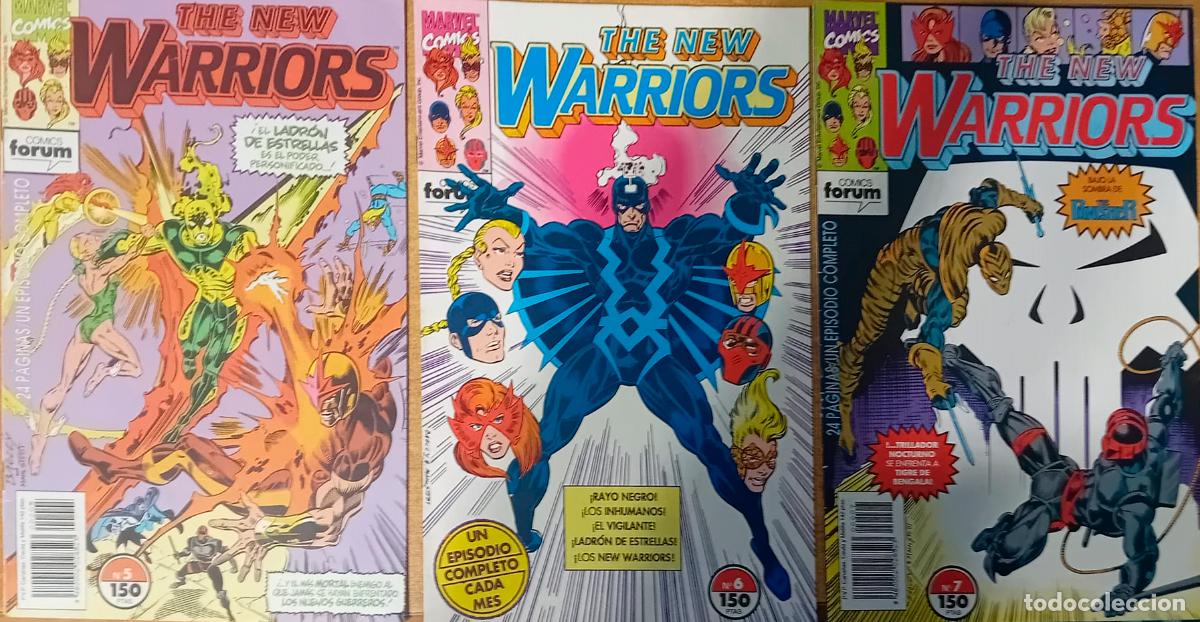 C&oacute;mics: COMIC The new WARRIORS - N&ordm; 5 - 6 - 7 MARVEL & FORUM COMICS - bien conservado - Foto 1