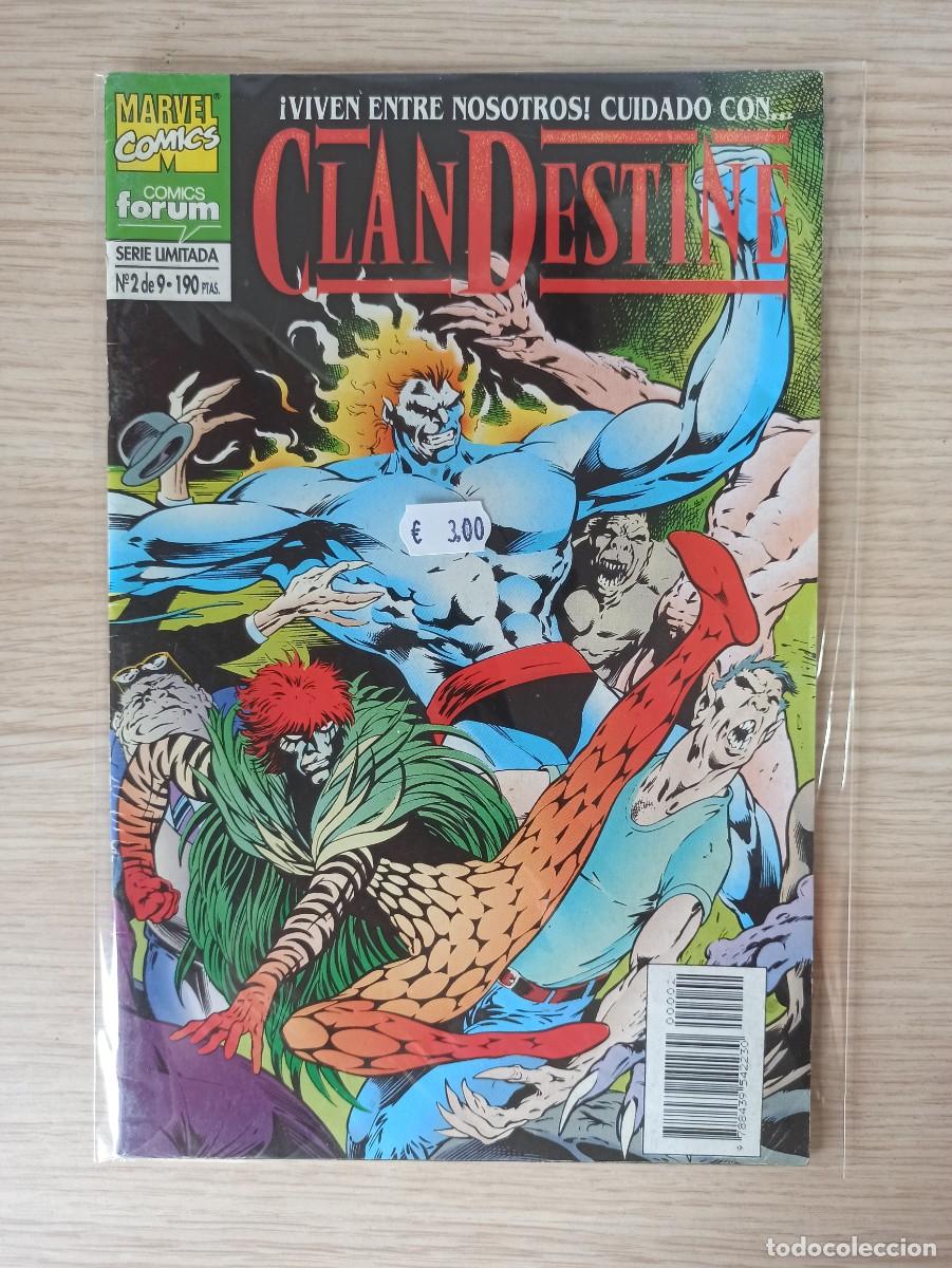Comics: CLANDESTINE (Ed. Comics F&oacute;rum) N&ordm; 2 de 9 serie limitada