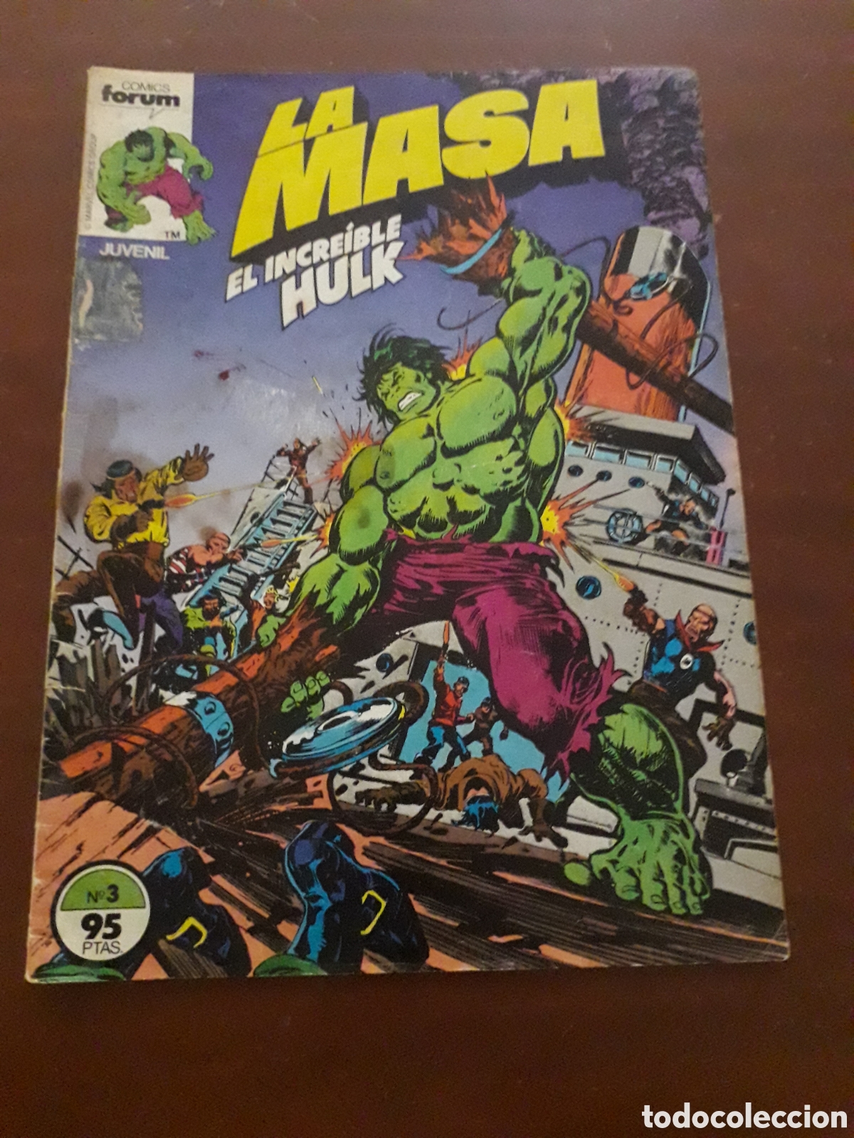C&oacute;mics: La Masa. El Incre&iacute;ble Hulk num 3. Usado - Foto 1