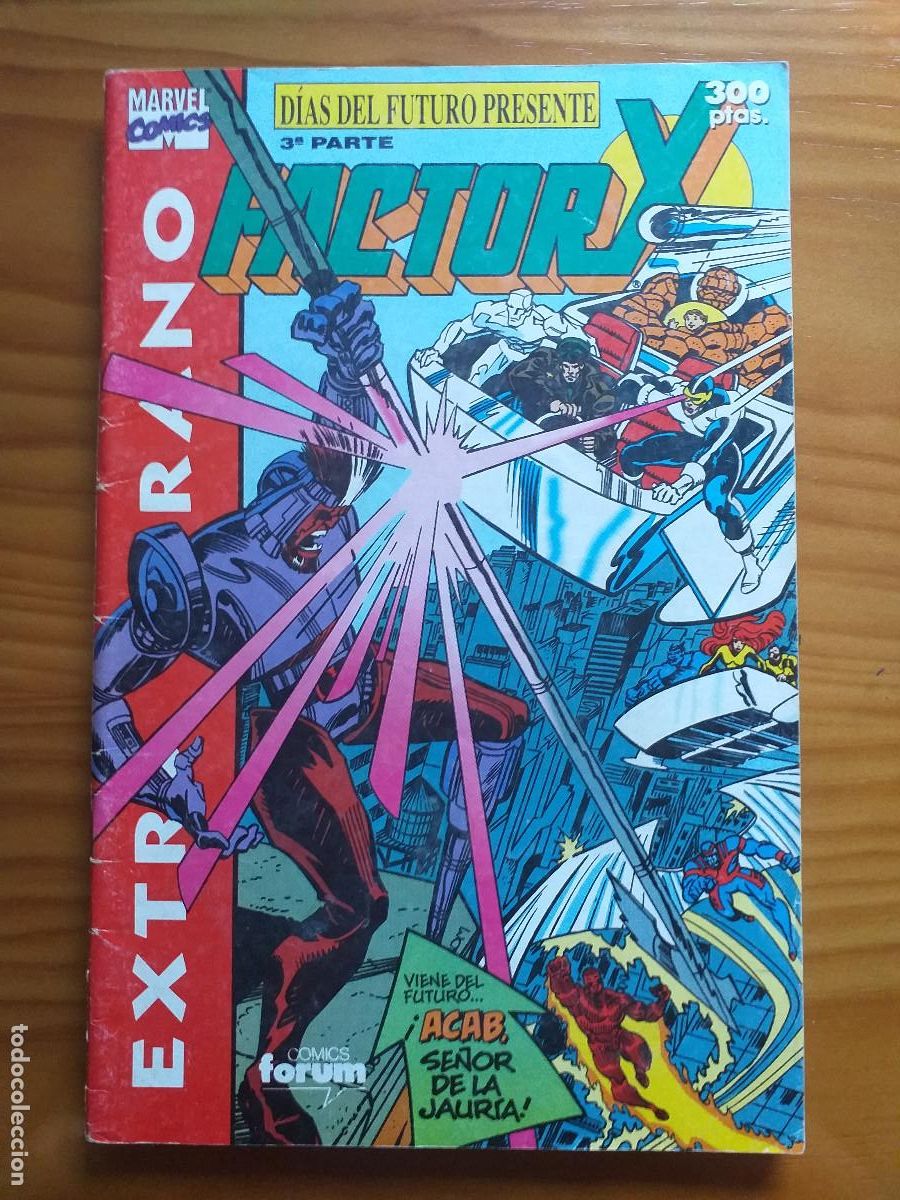 C&oacute;mics: FACTOR-X EXTRA VERANO 1991 - D&iacute;as del Futuro Presente 3&ordf; Parte - FORUM - Foto 1