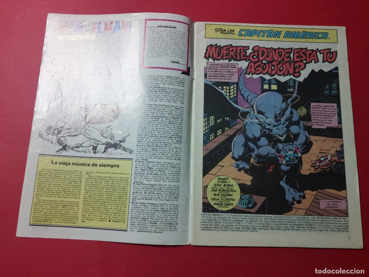 C&oacute;mics: Capit&aacute;n Am&eacute;rica N&ordm; 12 Marvel Comics REf CC - Foto 2