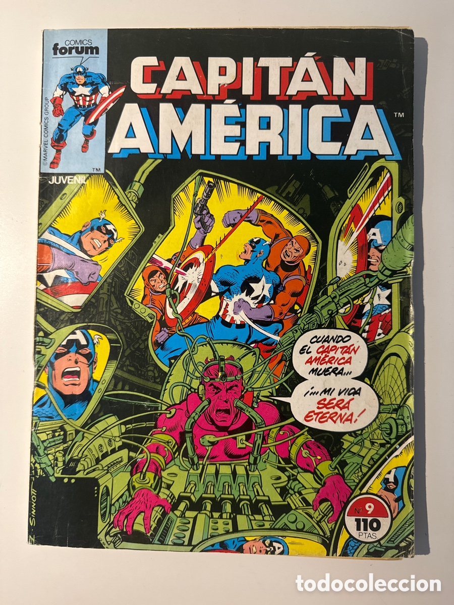 C&oacute;mics: CAPIT&Aacute;N AM&Eacute;RICA #9 Vol1 FORUM 1&ordf; edici&oacute;n - Foto 1