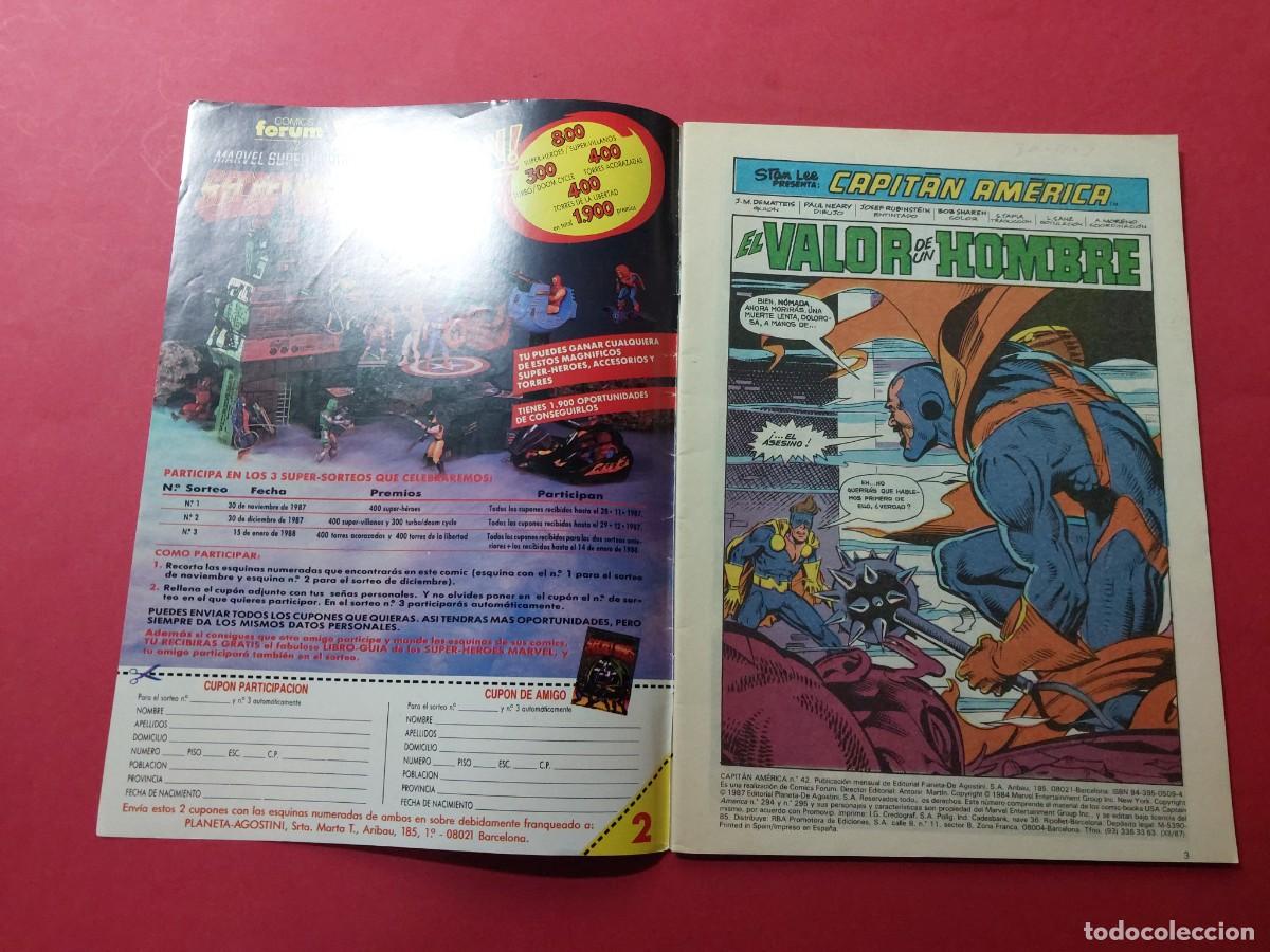 C&oacute;mics: Capit&aacute;n Am&eacute;rica N&ordm; 42 Marvel Comics REf CC - Foto 2