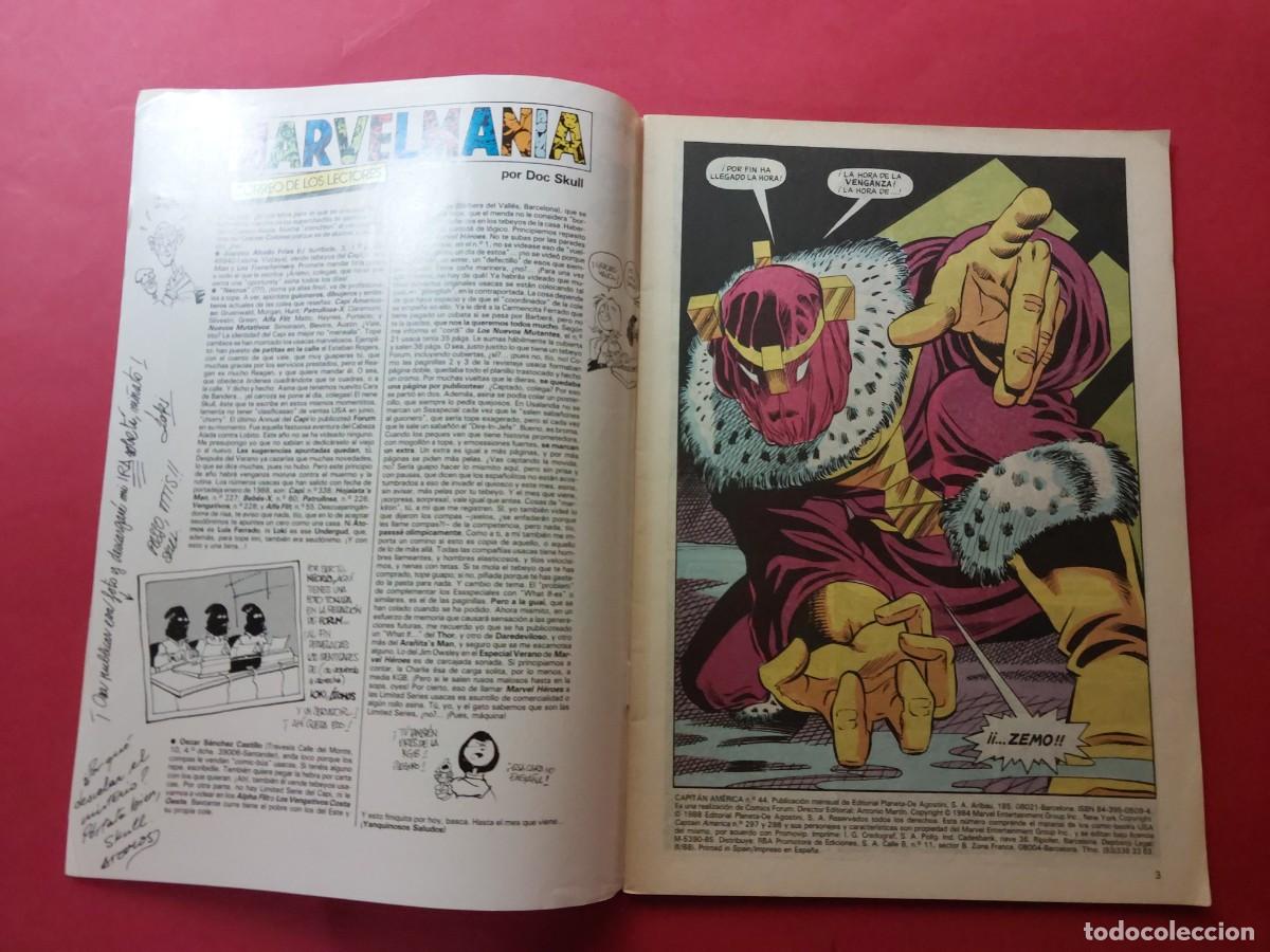 C&oacute;mics: Capit&aacute;n Am&eacute;rica N&ordm; 44 Marvel Comics REf CC - Foto 2