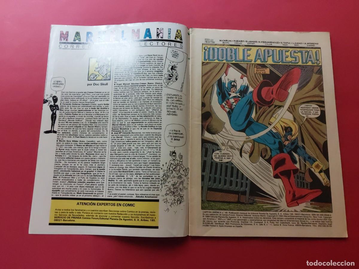 C&oacute;mics: Capit&aacute;n Am&eacute;rica N&ordm; 48 Marvel Comics REf CC - Foto 2
