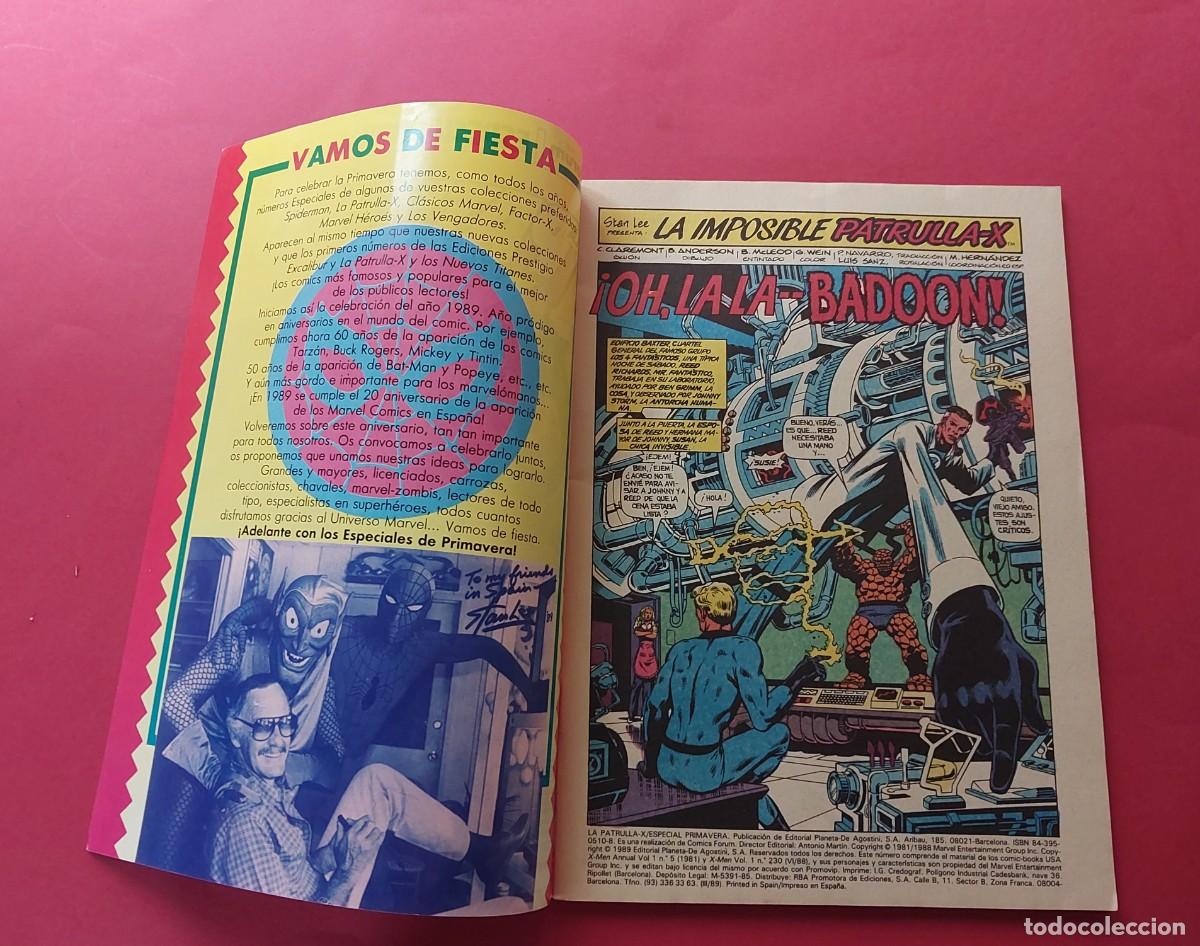 C&oacute;mics: La Patrulla X Especial Primavera Marvel Comics Ref C8 - Foto 2