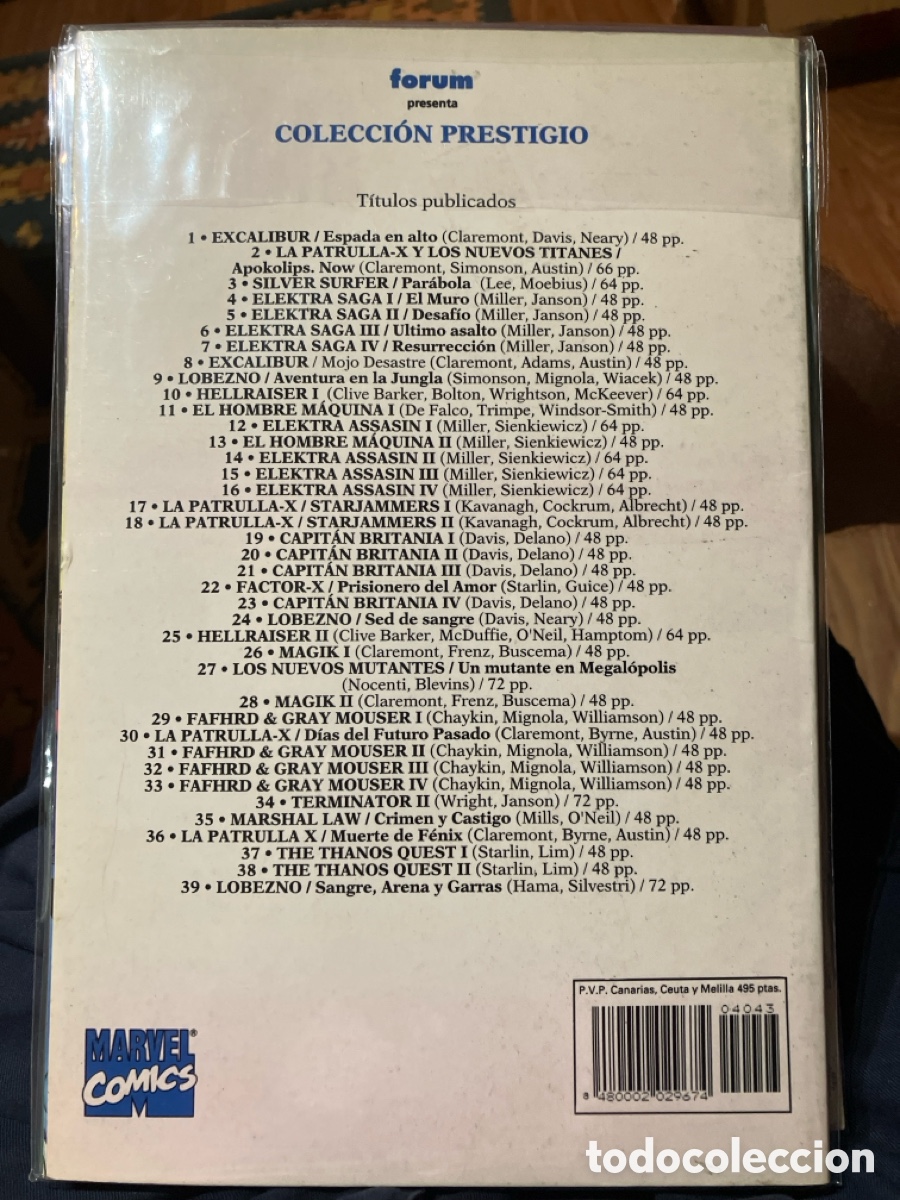 C&oacute;mics: EXCALIBUR - COLECCI&Oacute;N PRESTIGIO - N&Uacute;MERO 43 - FORUM - Foto 2