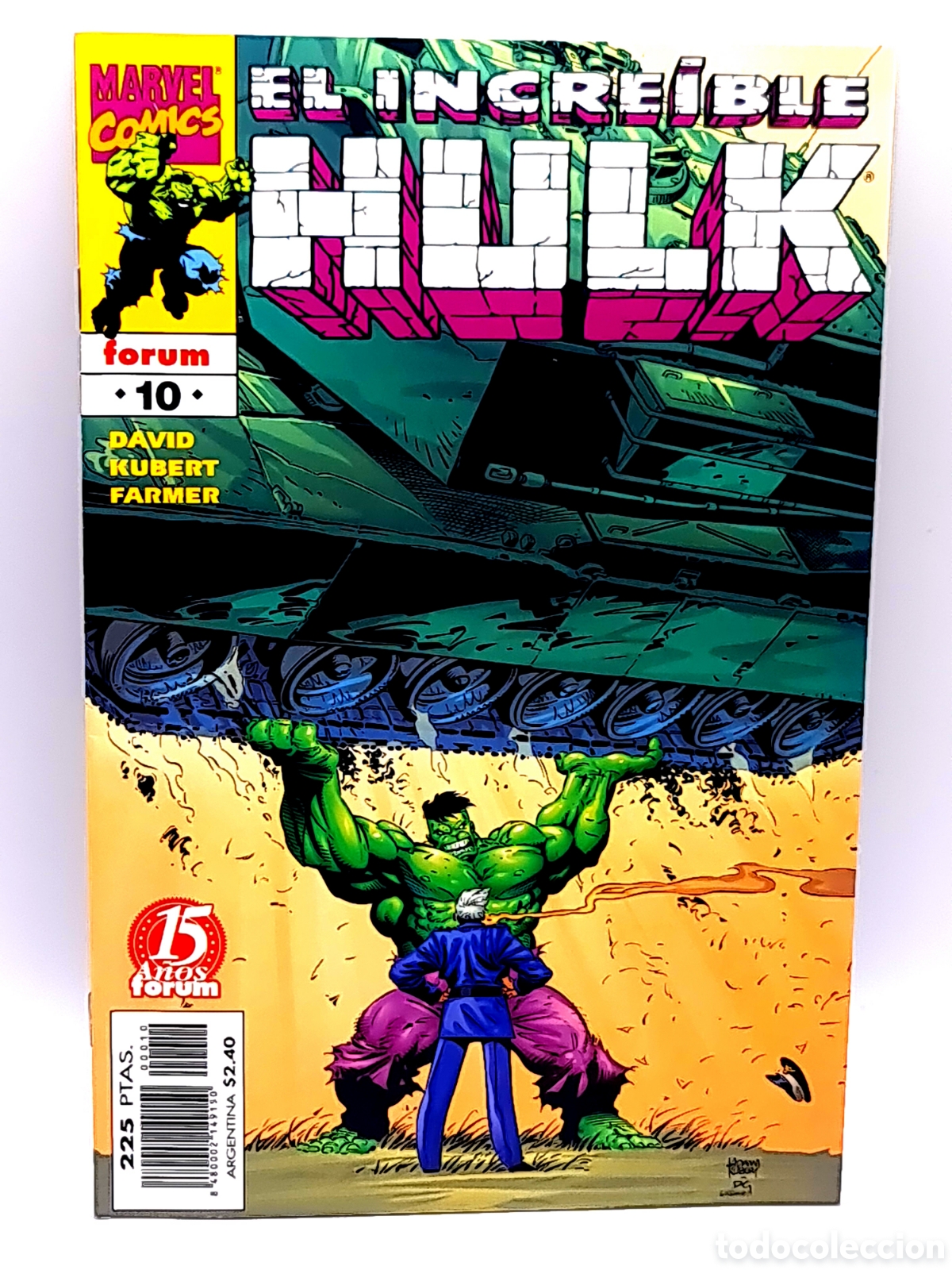 C&oacute;mics: DE KIOSCO HULK 10 VOL3 FORUM COMICS GRAPA VOLUMEN VOL.3 - Foto 1