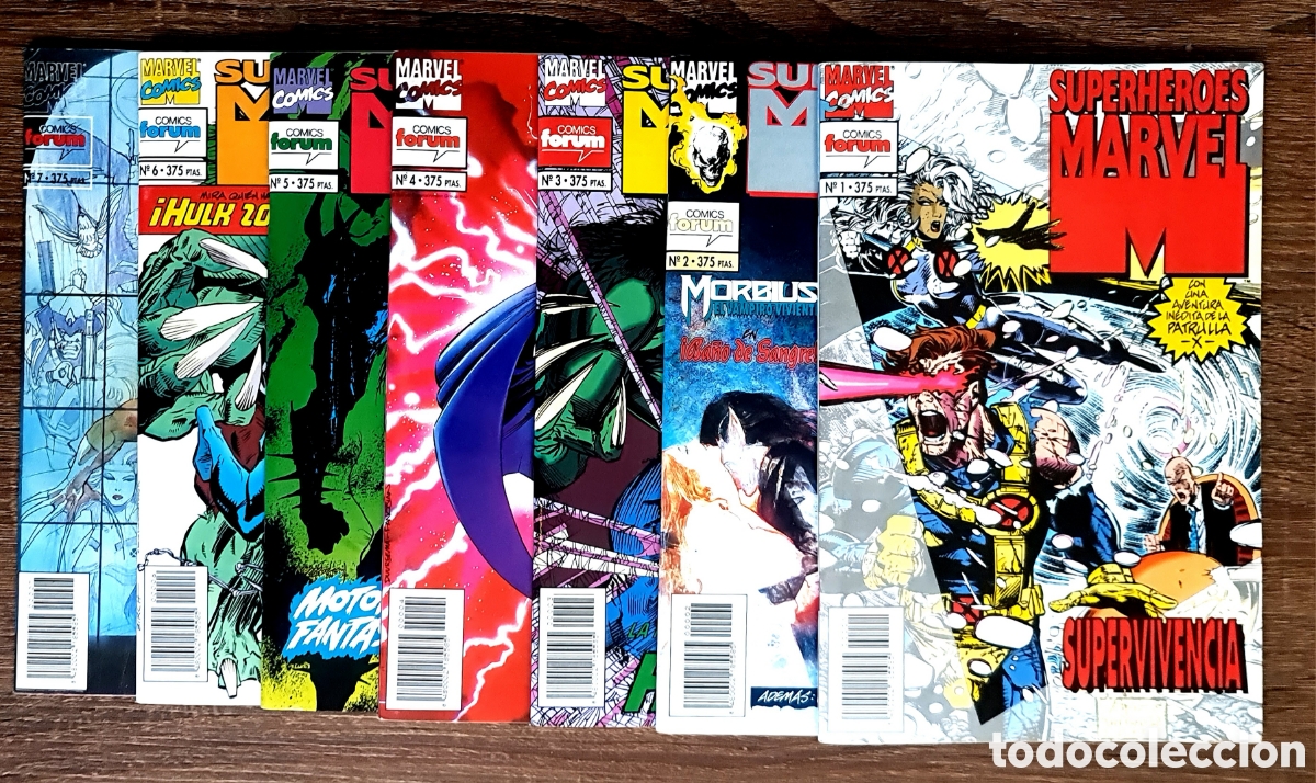 C&oacute;mics: EXCELENTE ESTADO COMPLETA SUPERHEROES MARVEL FORUM COMICS GRAPA - Foto 1