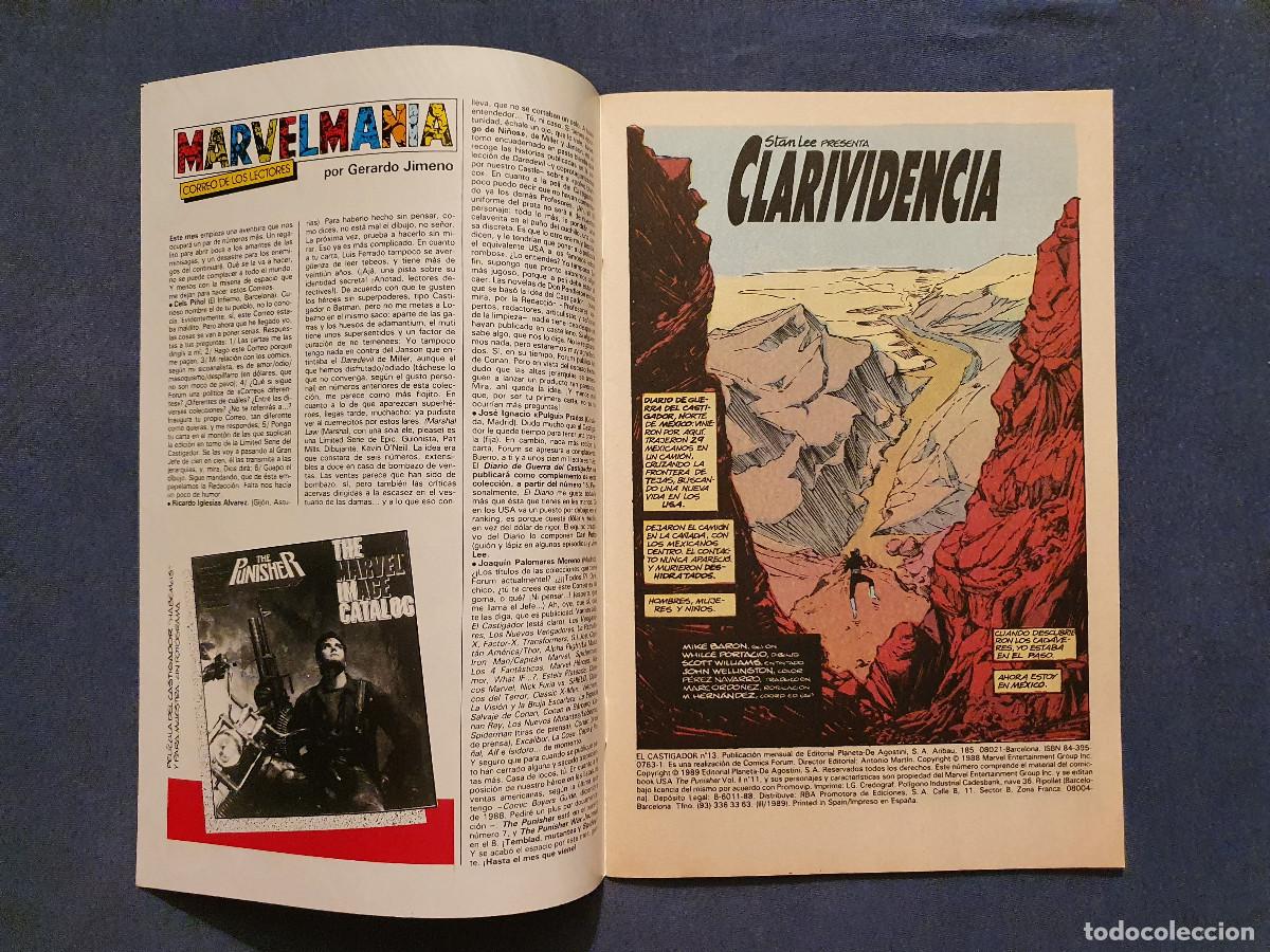 C&oacute;mics: EL CASTIGADOR VOL. 1 # 13 (FORUM) - 1989 - Foto 3