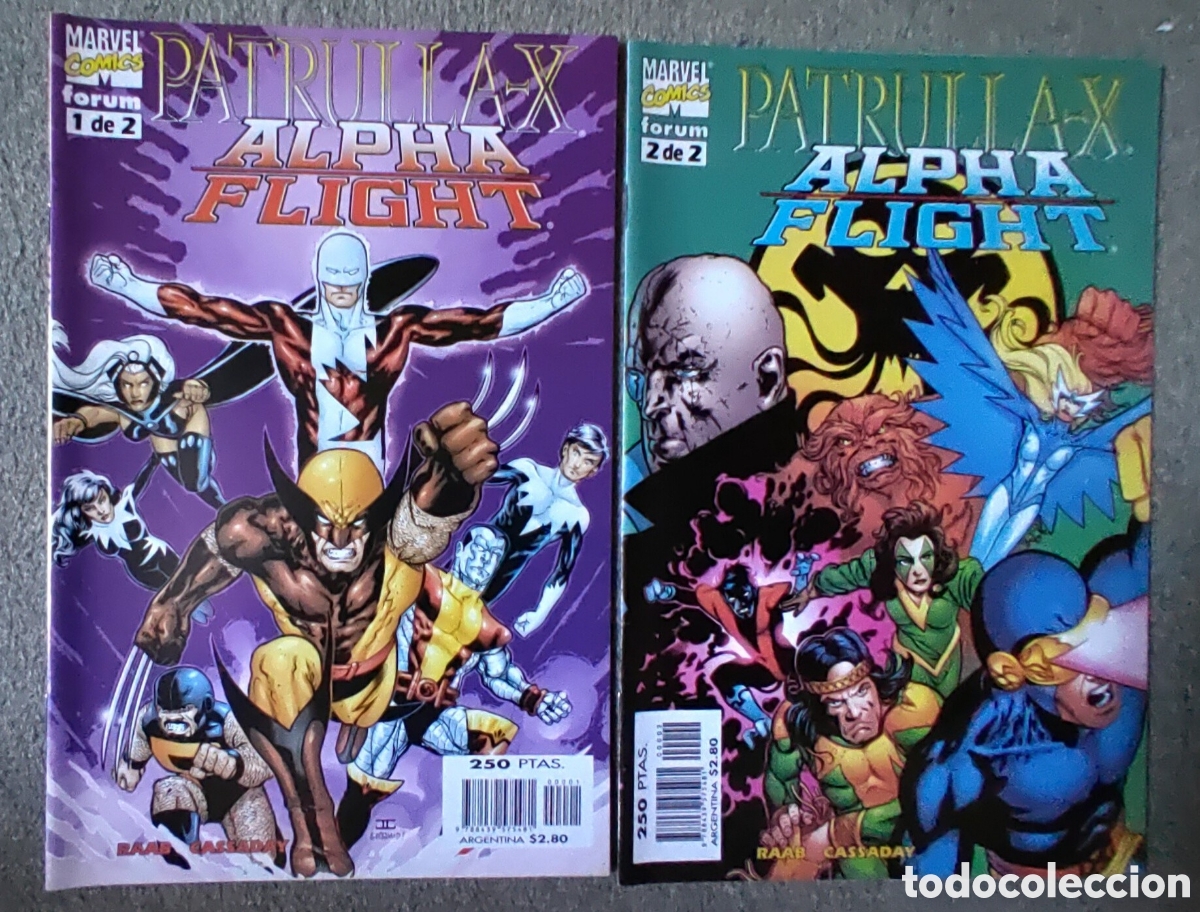 C&oacute;mics: PATRULLA X / ALPHA FLIGHT (miniserie 2 n&uacute;meros) - Foto 1