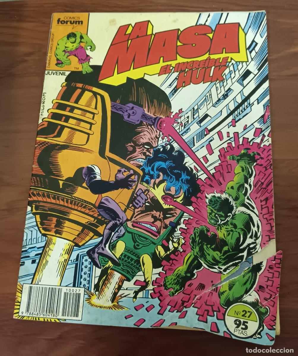 C&oacute;mics: LA MASA EL INCRE&Iacute;BLE HULK N&ordm; 27 FORUM A&Ntilde;O 1983 - Foto 1