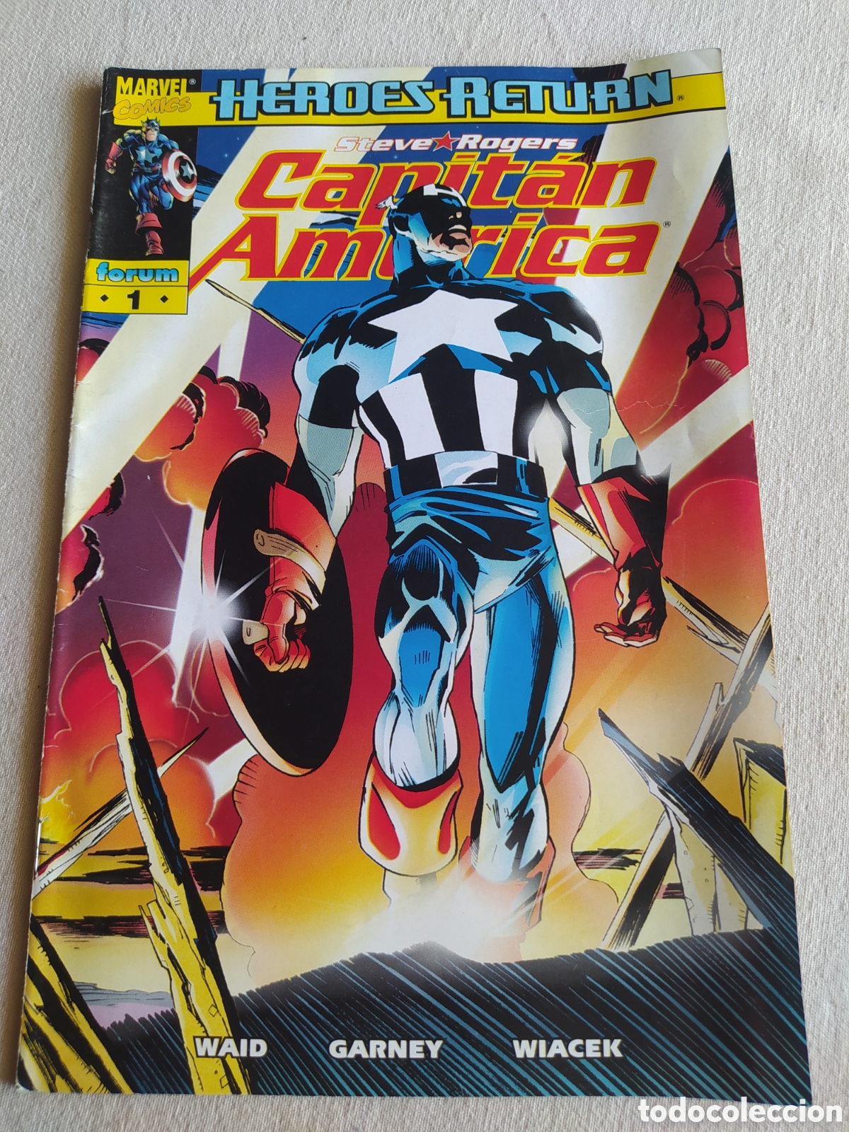 C&oacute;mics: Capit&aacute;n Am&eacute;rica vol.4 n&deg;1 - Foto 1