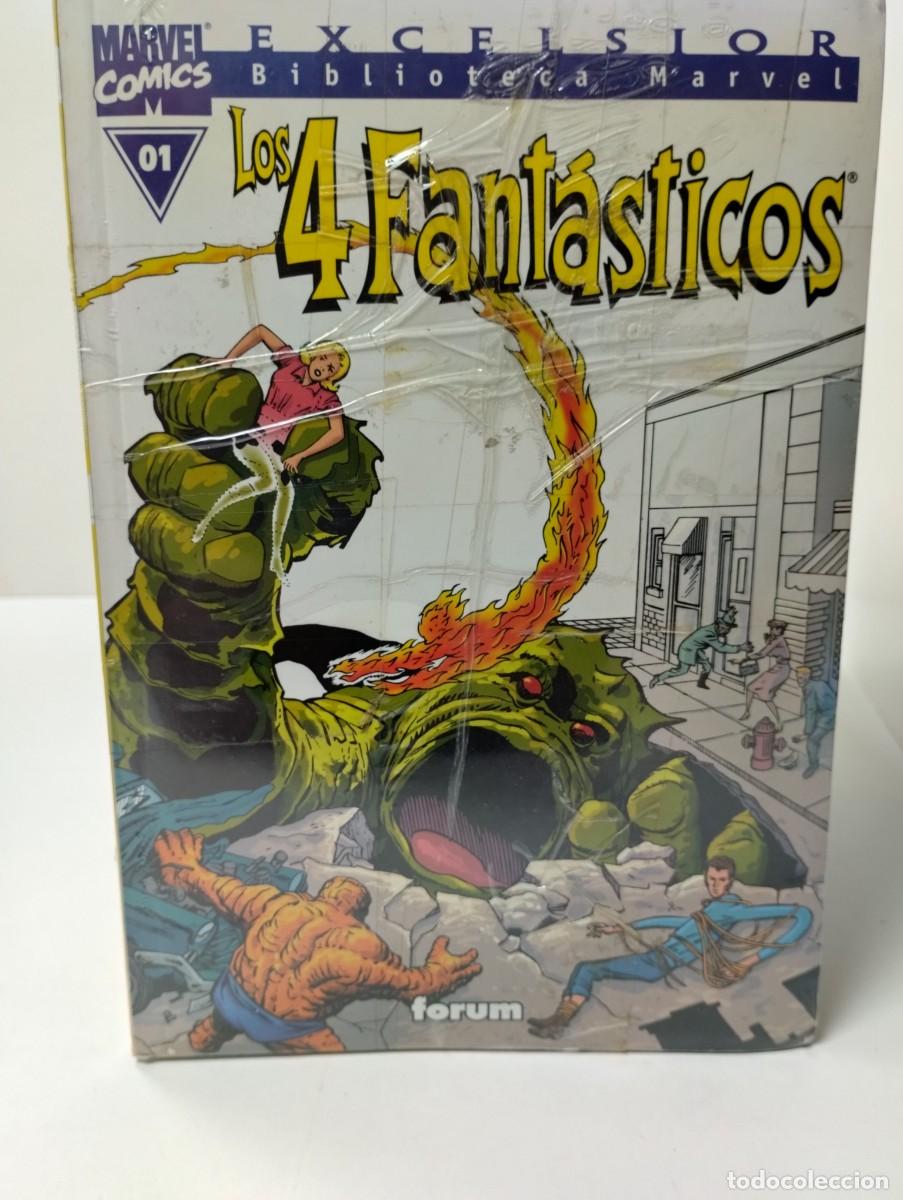 C&oacute;mics: BIBLIOTECA MARVEL LOS 4 FANTASTICOS COLECCION COMPLETA FORUM. - Foto 1