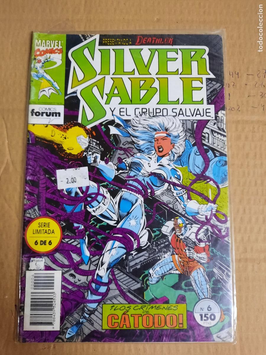 C&oacute;mics: SILVER SABLE Y EL GRUPO SALVAJE N&ordm; 2,4 Y 6 DE 6 - ED. FORUM - Foto 2