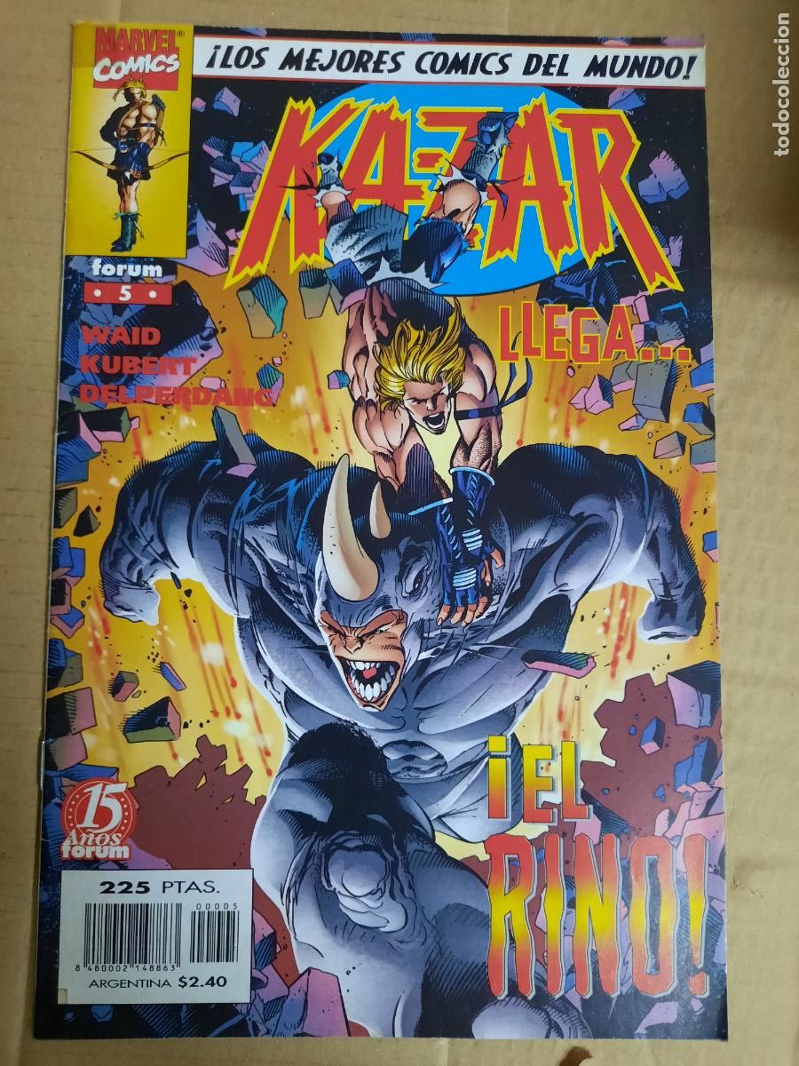 C&oacute;mics: KA-ZAR N&ordm; 1, 2, 5, 6, 11, 13 Y 20 - ED. FORUM - Foto 4