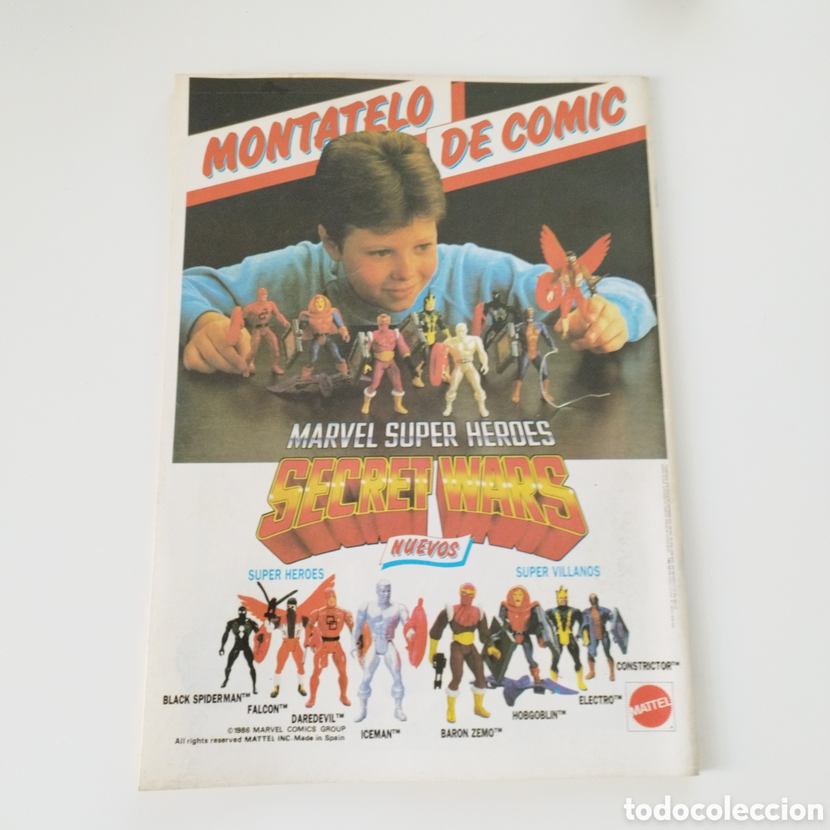 C&oacute;mics: CAPA Y PU&Ntilde;AL / EN SECRET WARS II / # 34 / FORUM / 1987 / - Foto 3
