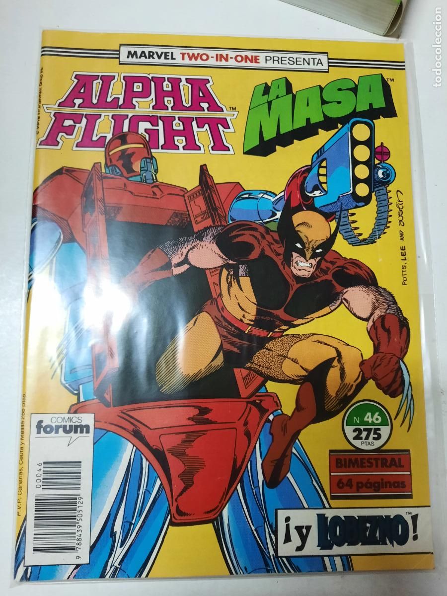 C&oacute;mics: MARVEL TWO-IN-ONE ALPHA FLIGHT/LA MASA N&ordm; 39,45 Y 46 - ED. FORUM - Foto 3