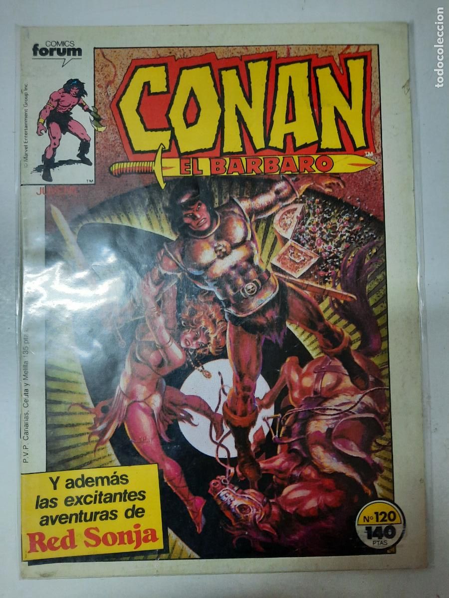 C&oacute;mics: CONAN EL B&Aacute;RBARO N&ordm; 120 - ED. FORUM - Foto 1