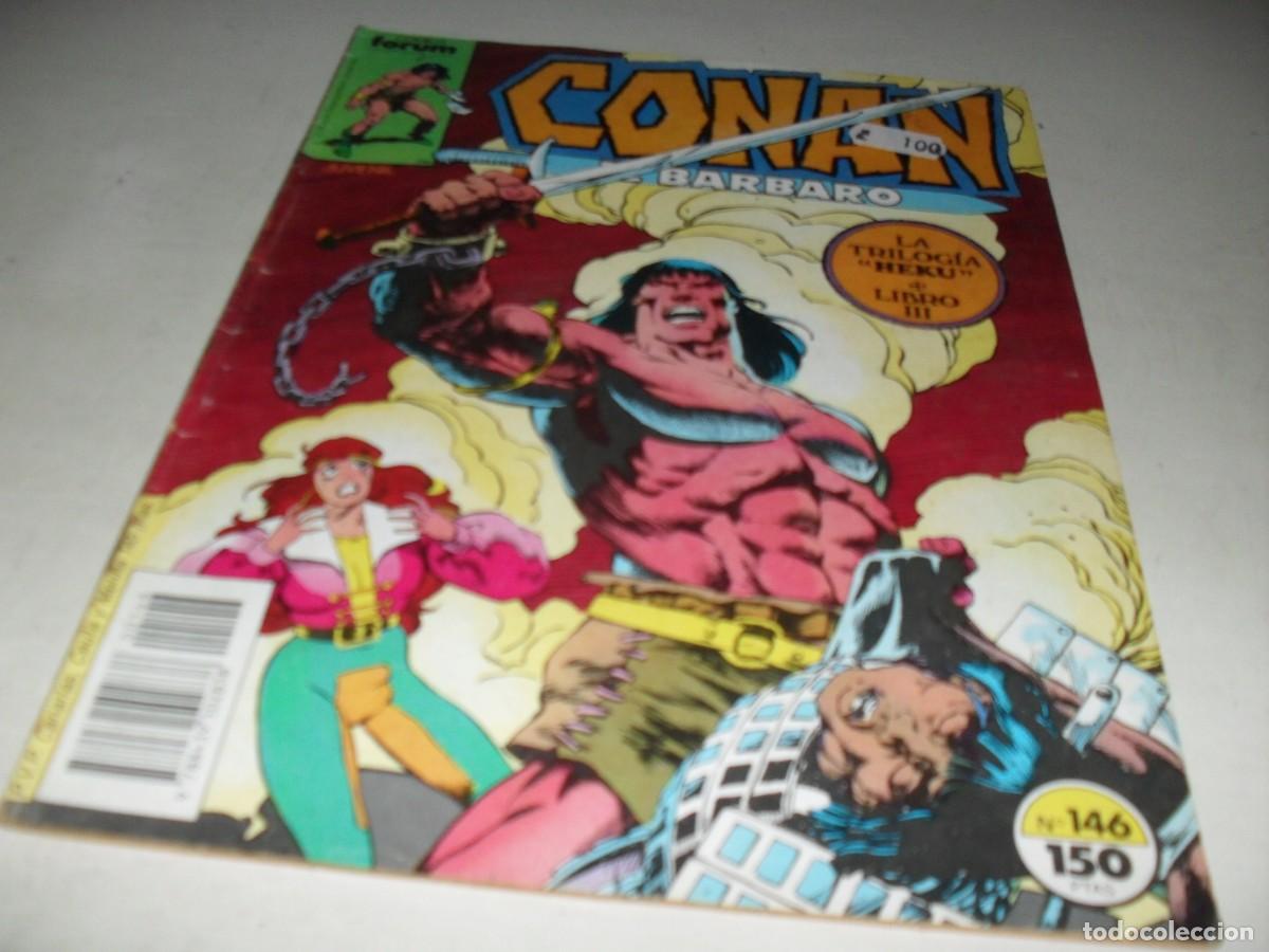 C&oacute;mics: CONAN EL BARBARO 146 LA TRIADA,LA 1&ordf; COLECCION DE FORUM,1983 - Foto 1