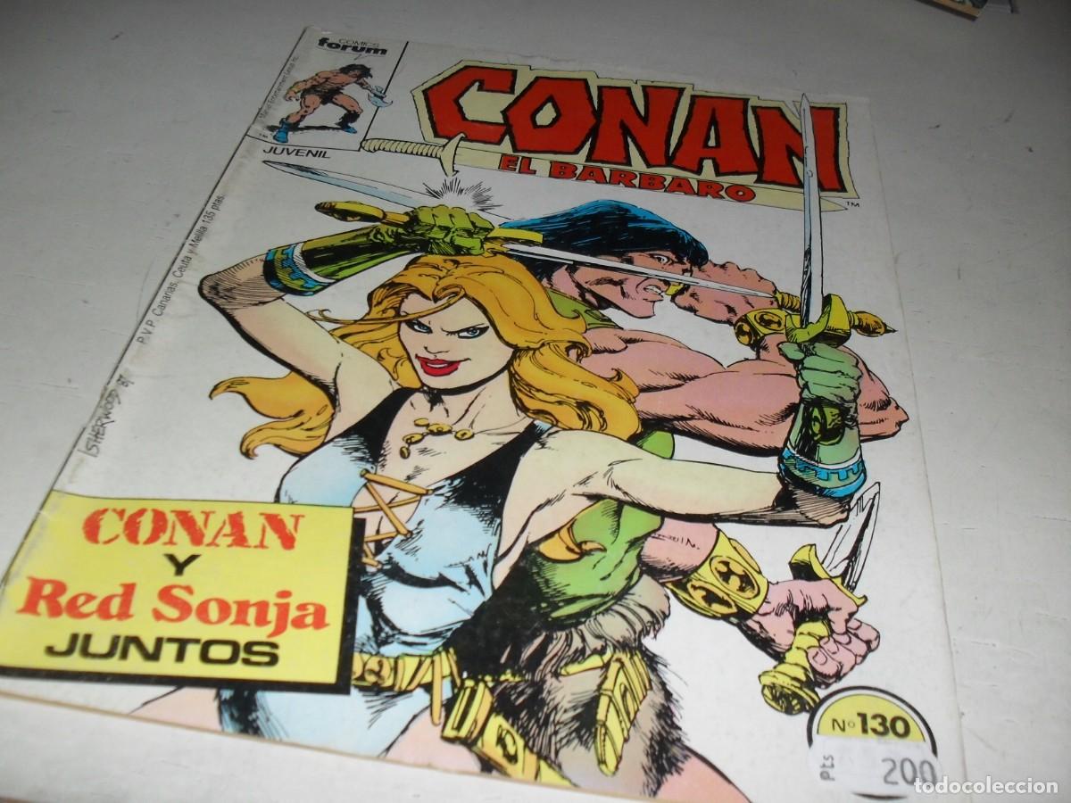 Cómics: CONAN EL BARBARO 130 CONAN Y RED SONJA JUNTOS,LA 1ª COLECCION DE FORUM,1983