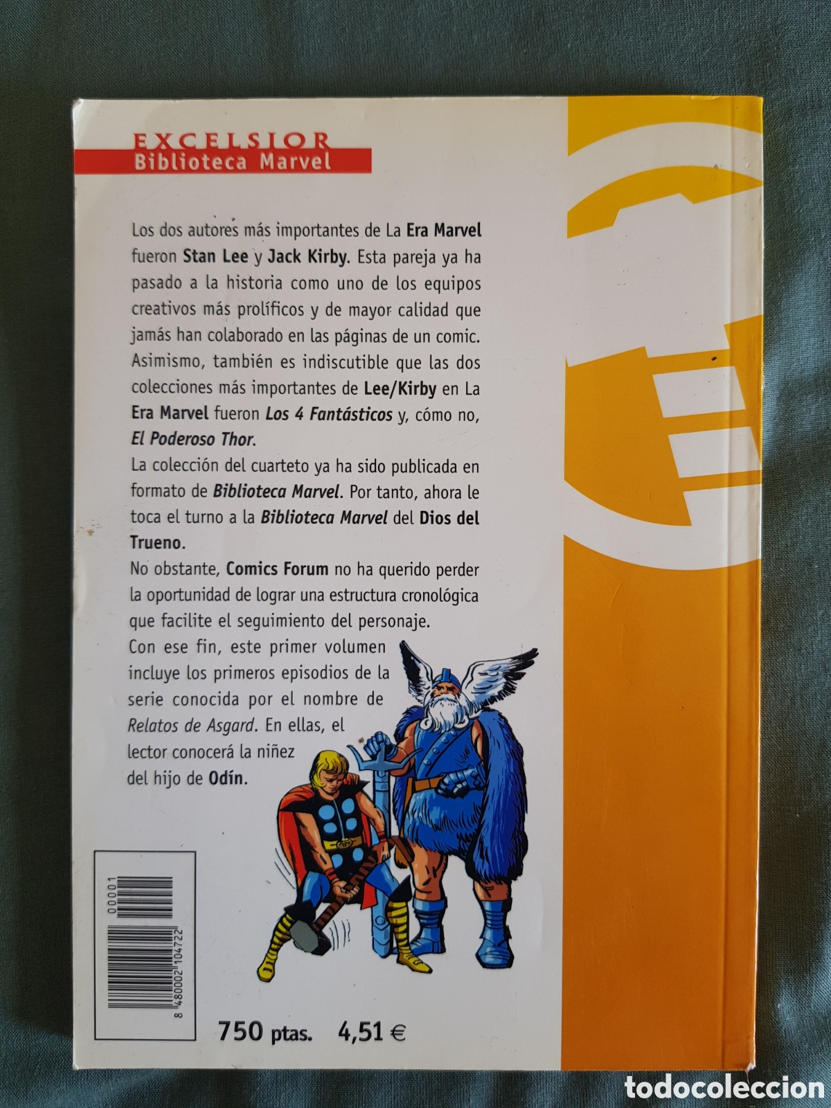 C&oacute;mics: El Poderoso Thor Forum Excelsior Biblioteca Marvel Tomo 1 - Foto 2