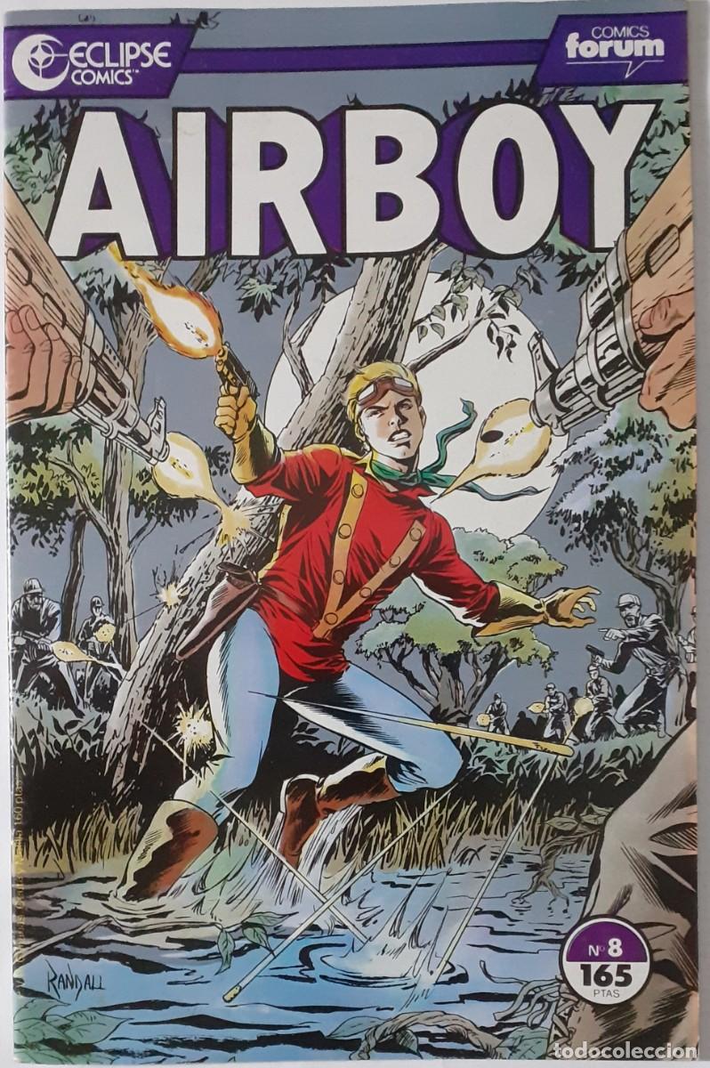 Comics: AIRBOY-ECLIPSE-FORUM- N&ordm; 8 -L&Iacute;O EN EL CARIBE-1990-CHUCK DIXON-STAN WOCH-BUENO-ESCASO-LEA-VEA-0444
