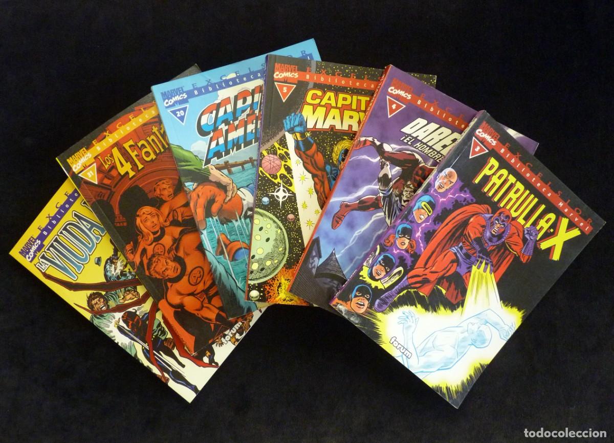C&oacute;mics: LOTE DE 6 COMICS BIBLIOTECA MARVEL EXCELSIOR. FORUM. COMO NUEVOS - Foto 1