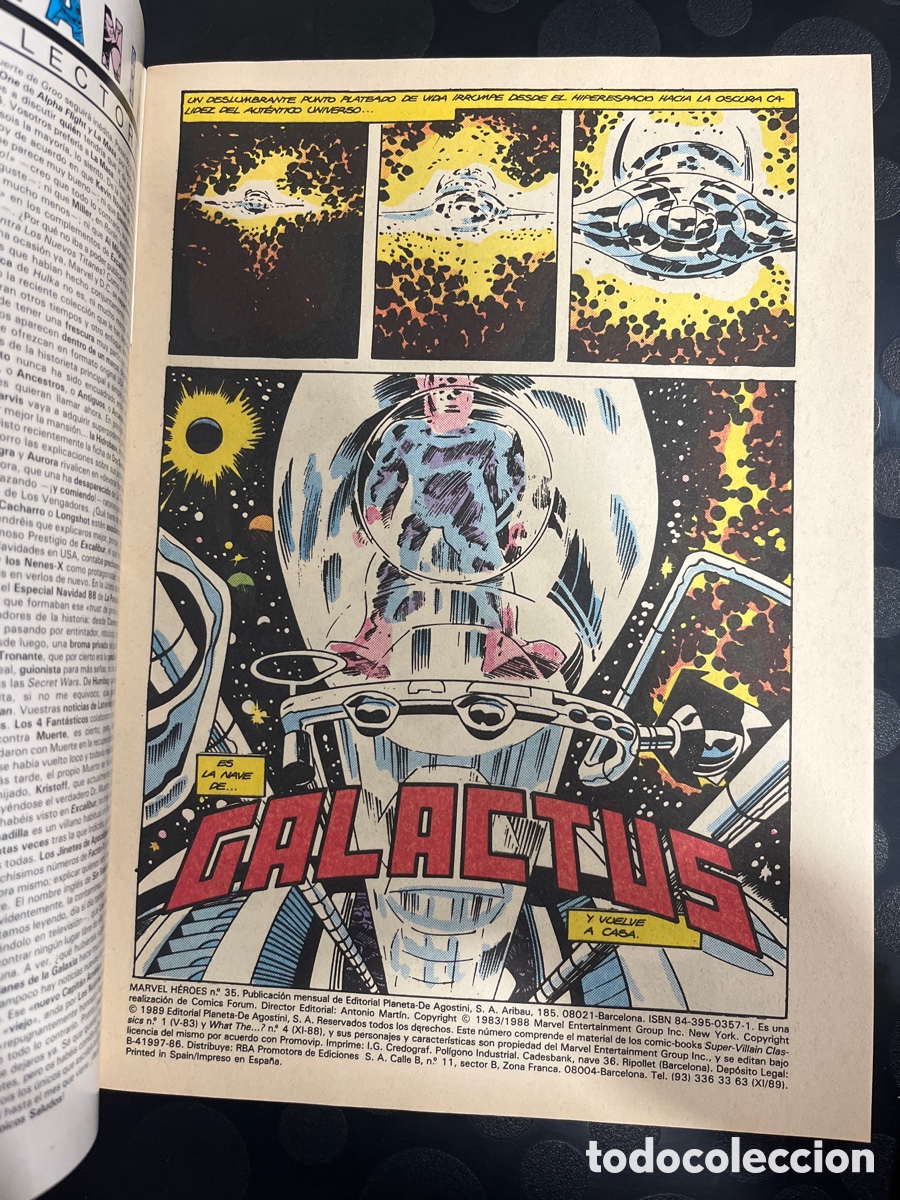 C&oacute;mics: MARVEL H&Eacute;ROES N.35 GALACTUS ( 1986/1993 ) - Foto 3