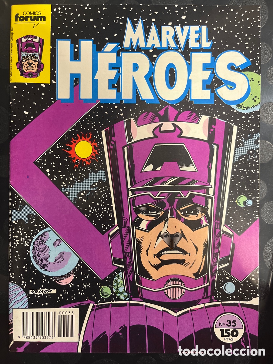 C&oacute;mics: MARVEL H&Eacute;ROES N.35 GALACTUS ( 1986/1993 ) - Foto 1